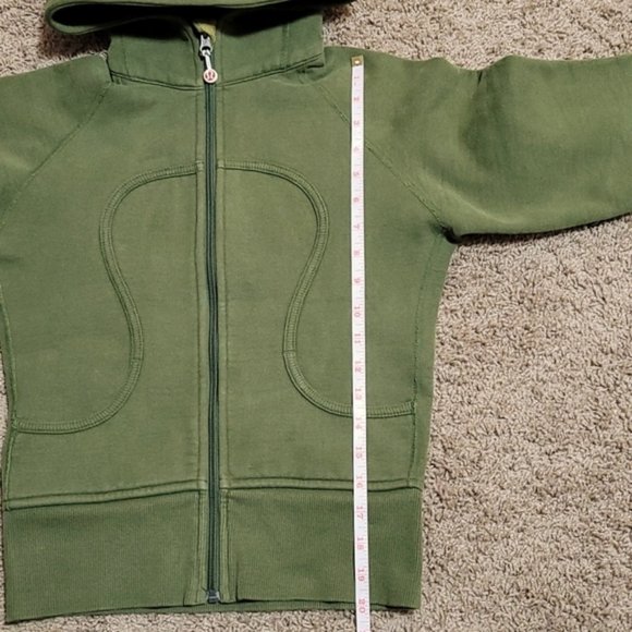 Lululemon Scuba Hoodie Olive Green Size 4 - Picture 10 of 11